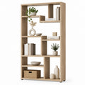 Bücherregal Standregal Eiche hell aus melaminbeschichteter Spanplatte rechteckig 80 x 30 x 180 cm
